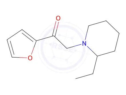 Chemical structure of 2-(2-Ethylpiperidin-1-yl)-1-(furan-2-yl)ethanone