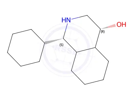Chemical structure of cis-1,2,3,4-Tetrahydro-1-phenyl-4-isoquinolinol