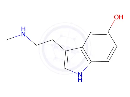 Chemical structure of N-Methylserotonin