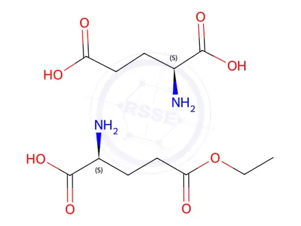 Chemical structure of POLY(GLU, GLU-OET)