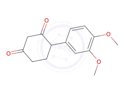 Chemical structure of 4-(3,4-Dimethoxyphenyl)cyclohexane-1,3-dione