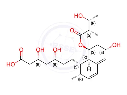 Chemical structure of Pravastatin Impurity 2 Monomer(Pravastatin EP Impurity B Monomer)