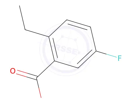 Chemical structure of 2-ethyl-5-fluorobenzoic acid