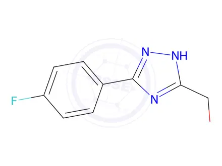 Chemical structure of (5-(4-Fluorophenyl)-1H-1,2,4-triazol-3-yl)methanol
