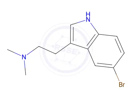 Chemical structure of 5-Bromo-N,N-dimethyltryptamine
