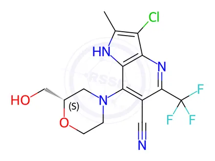 Chemical structure of PF-06869206