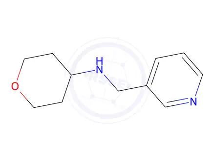 Chemical structure of N-(Pyridin-3-ylmethyl)tetrahydro-2H-pyran-4-amine