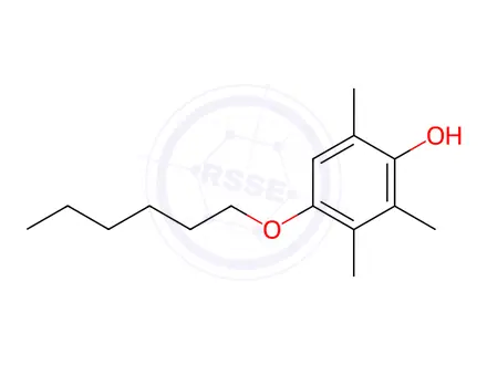 Chemical structure of 1-O-Hexyl-2,3,5-trimethylhydroquinone