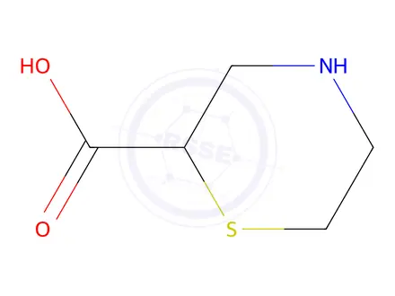 Chemical structure of 2-Thiomorpholinecarboxylicacid(9CI)