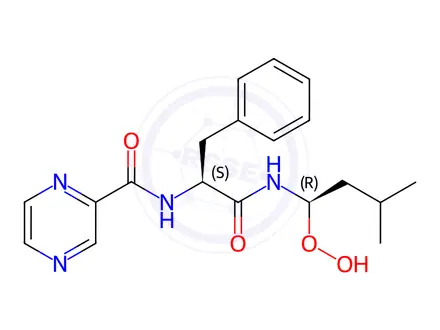 Chemical structure of Bortezomib Impurity L