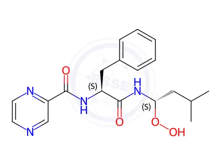 Chemical structure of Bortezomib Impurity M