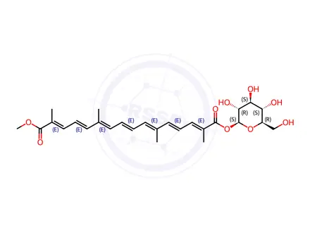 Chemical structure of Crocin Impurity 5