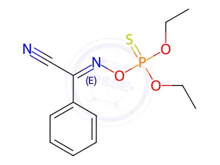 Chemical structure of (6E)-Phoxim