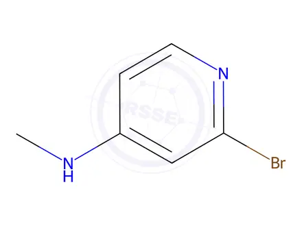 Chemical structure of 2-Bromo-N-methyl-4-pyridinamine