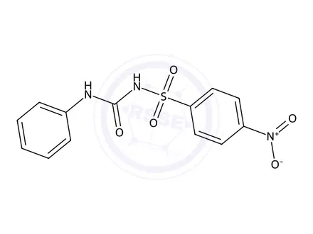Chemical structure of 4-Nitro-N-(phenylcarbamoyl)benzenesulfonamide