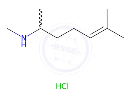 Chemical structure of Isometheptene Hydrochloride