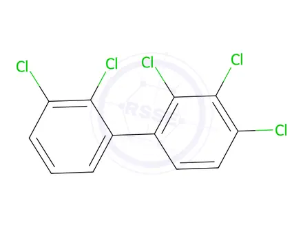 Chemical structure of Aroclor 1254