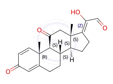 Chemical structure of Prednisone Impurity 4