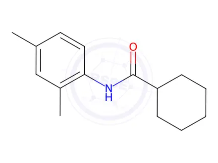 Chemical structure of n-(2,4-Dimethylphenyl)cyclohexanecarboxamide