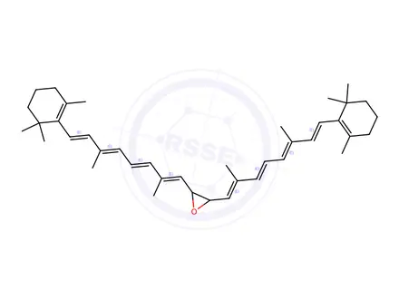 Chemical structure of 15,15'-epoxy-beta,beta-carotene