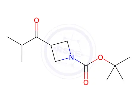 Chemical structure of tert-Butyl 3-isobutyrylazetidine-1-carboxylate