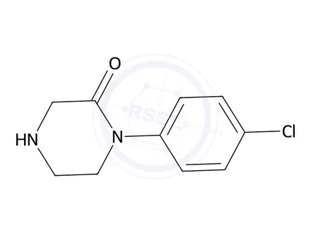 Chemical structure of 1-(4-Chlorophenyl)piperazin-2-one