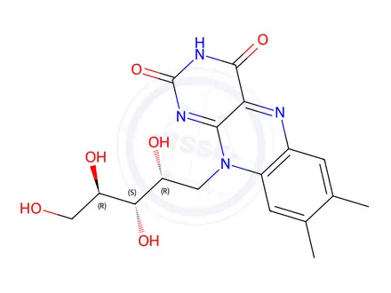 Chemical structure of Riboflavin Impurity N16