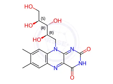 Chemical structure of Riboflavin Impurity 33