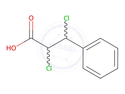 Chemical structure of 2,3-dichloro-3-phenyl-propanoic acid