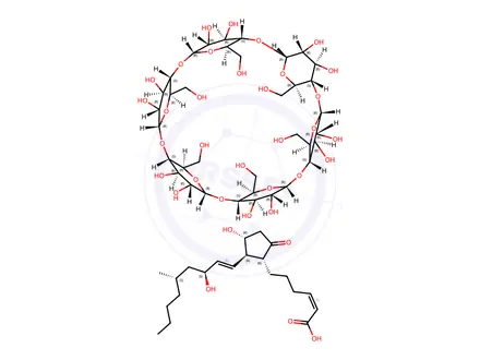 Chemical structure of Limaprost Alfadex