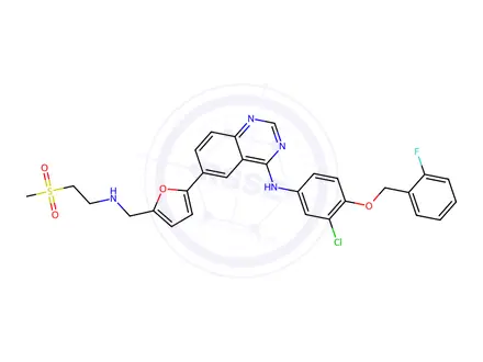 Chemical structure of Lapatinib 2-Fluoro Impurity