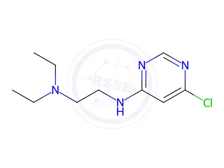Chemical structure of N1-(6-chloropyrimidin-4-yl)-N2,N2-diethylethane-1,2-diamine