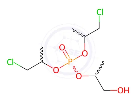 Chemical structure of 1-Hydroxyl-2-Propyl Bis(1-Chloro-2-Propyl) Phosphate