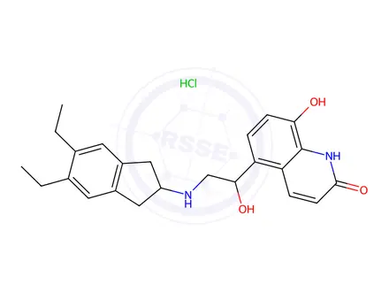 Chemical structure of (S)-Indacaterol