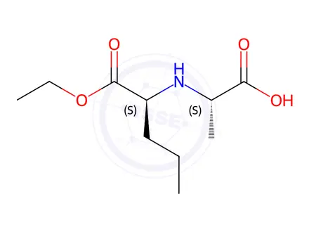 Chemical structure of N-[(S)-Ethoxycarbonyl-1-Butyl]-(S)-Alanine