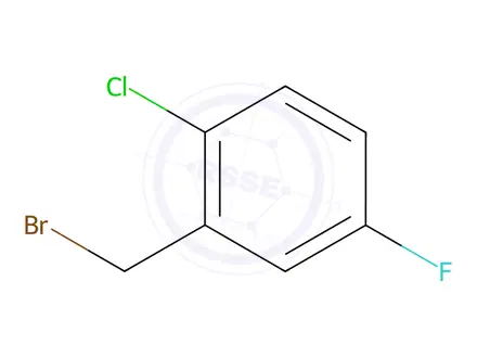 Chemical structure of 2-(Bromomethyl)-1-Chloro-4-Fluorobenzene