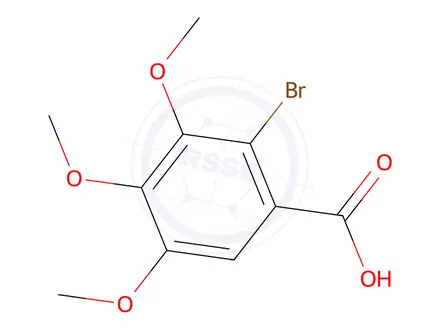 Chemical structure of 2-Bromo-3,4,5-Trimethoxybenzoic Acid