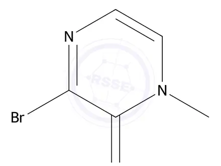 Chemical structure of 3-Bromo-1-methylpyrazin-2(1H)-one