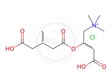 Chemical structure of 3-Methylglutarylcarnitine Chloride