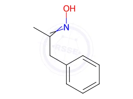 Chemical structure of Phenylacetone Oxime