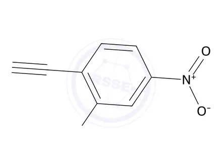 Chemical structure of 1-Ethynyl-2-fluoro-4-nitrobenzene