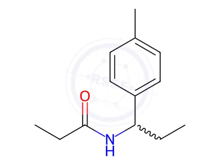 Chemical structure of n-(1-(P-tolyl)propyl)propionamide