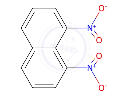 Chemical structure of 1,8-Dinitronaphthalene