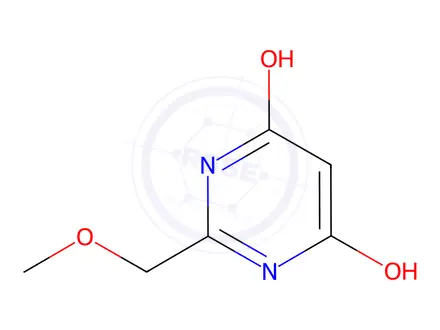 Chemical structure of 2-(Methoxymethyl)pyrimidine-4,6-diol