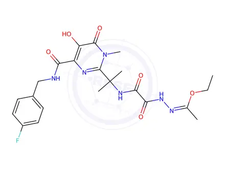 Chemical structure of Raltegravir Impurity 16(Raltegravir EP Impurity F +G)
