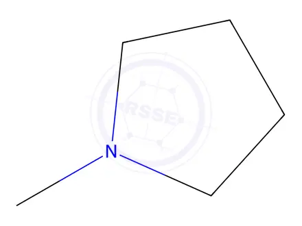 Chemical structure of 1-Methylpyrrolidine
