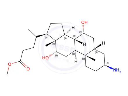 Chemical structure of Cholic Acid Impurity 4