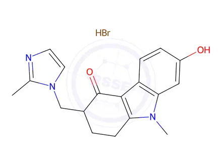 Chemical structure of 7-Hydroxy Ondansetron HBr