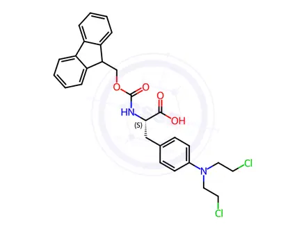 Chemical structure of Melphalan Flufenamide Impurity 10