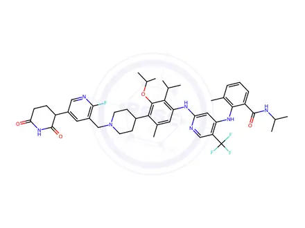 Chemical structure of 3-O-descladine Erythromycin oxime